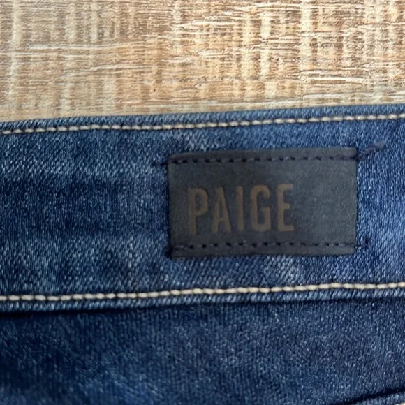 Paige jeans darker denim hoxton ankle stretchy skinny jeans 26 - Picture 8 of 15